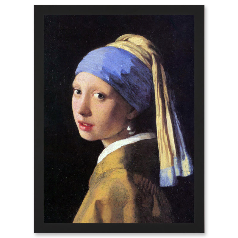 Johannes Vermeer Girl With Pearl Earring by Johannes Vermeer - Single Picture Frame Print