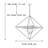Junainah 6 - Light Unique Geometric Chandelier