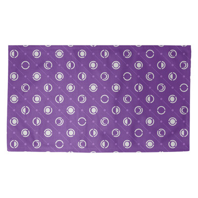 Tapis décoratif mauves Moon phases