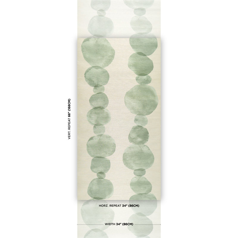 Schumacher X Backdrop Hyperion Sisal Wallpaper, Green
