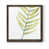 Toile avec cadre en noyer