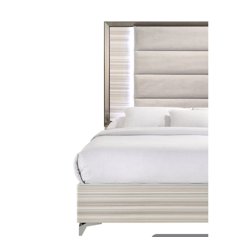 Star Queen Bed With Led