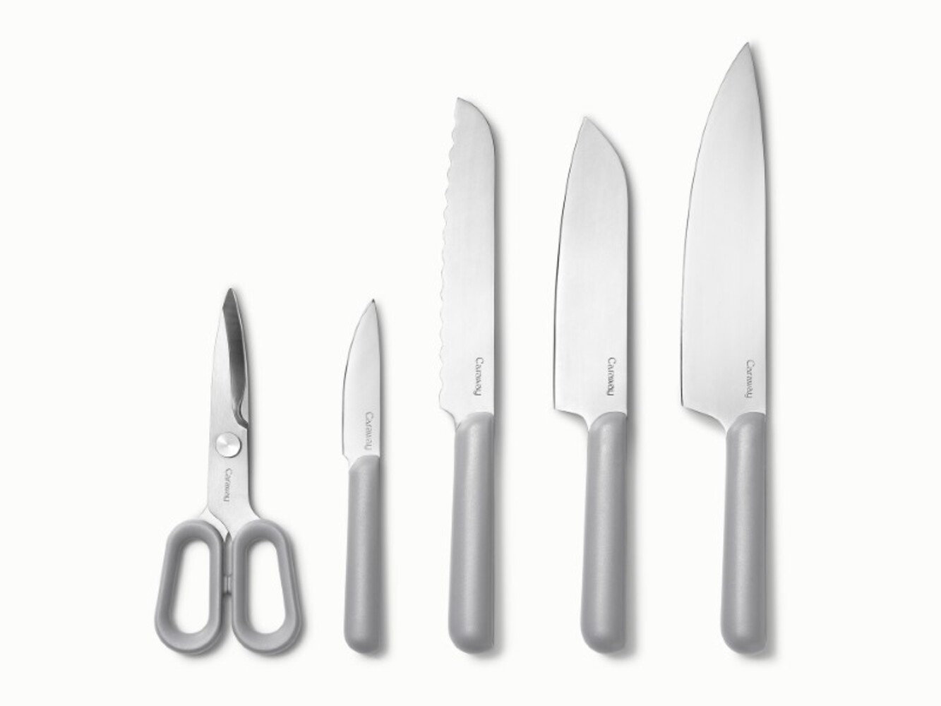 Caraway 14-Piece Knife and Utensil Set, Gray
