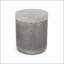 Outdoor Lightweight Concrete Round Side Table with Basket Weave Pattern