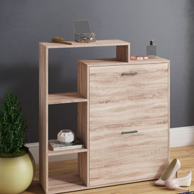 Jasper 12 Pair Shoe Storage Cabinet