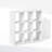 Ebern Designs Cubic Open Back Multipurpose Clothing & Closet Storage Organizer Shelf, 9-Cube, White