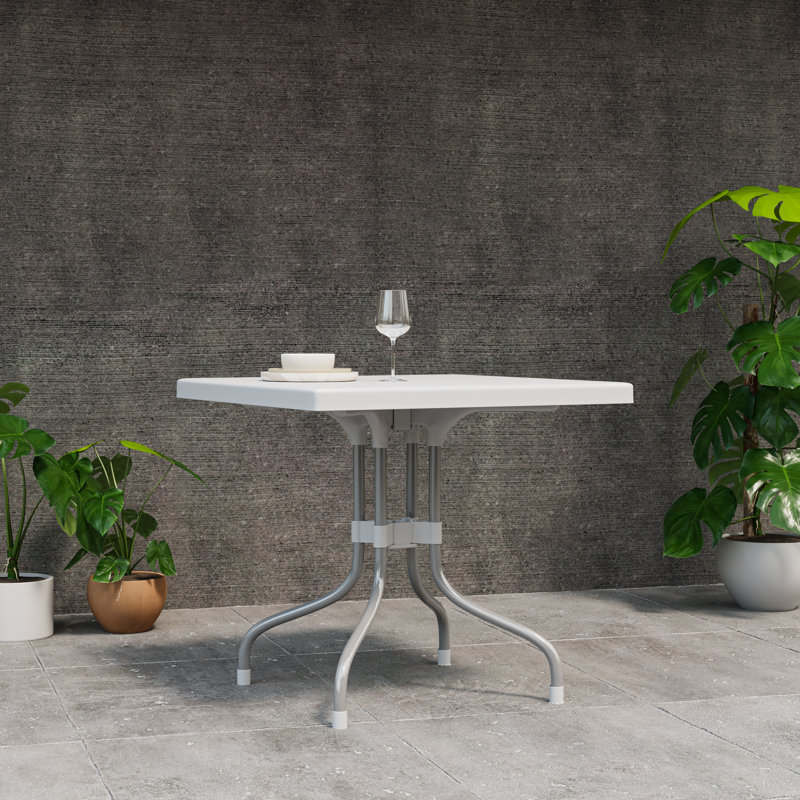 Table de salle à manger Ashvath, Blanc