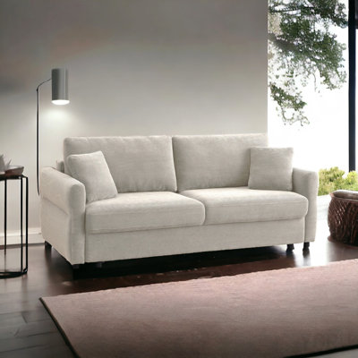 Fabric Pull-Out Sleeper With Storage