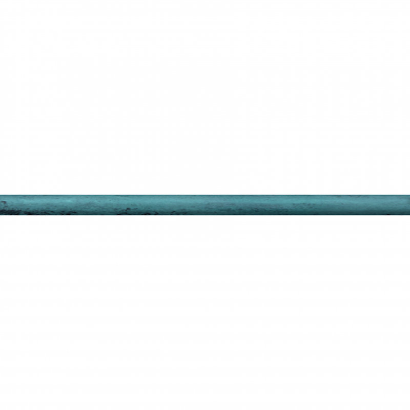 Kimpton 12" L x 0.63" W Ceramic Tile Trim (Set of 5), Sea Blue