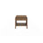 Jaywon Waterfall Solid Wood End Table, Latte