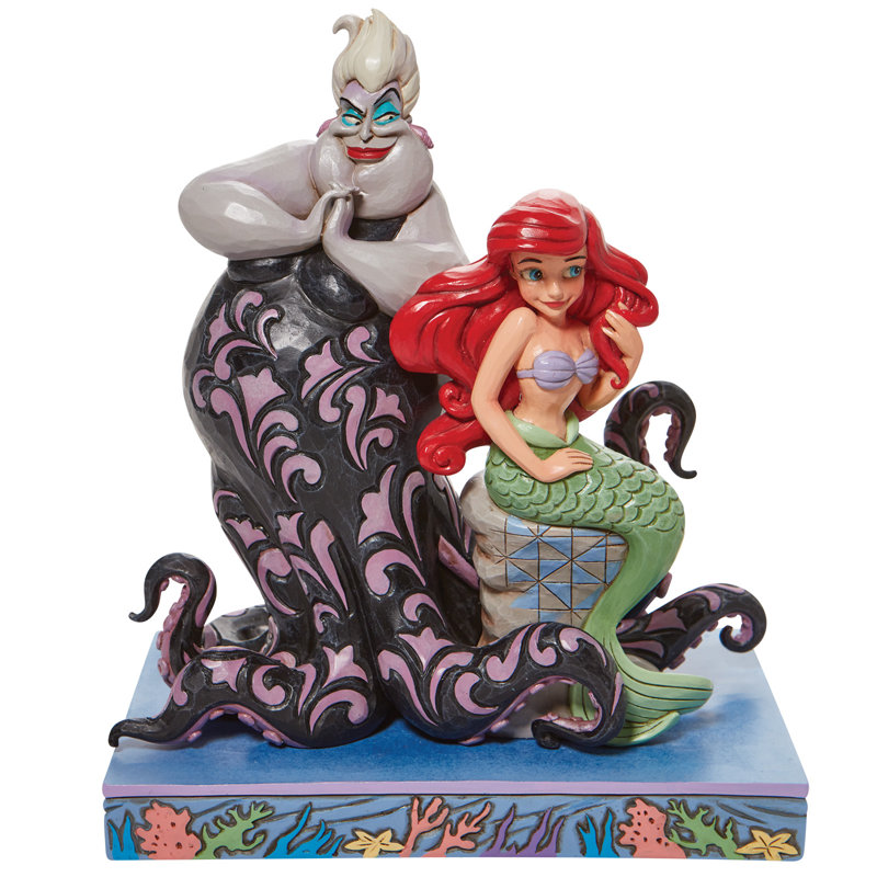 Figurine Ariel et Ursula de Jim Shore Disney Traditions La Petite Sirène