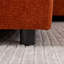 Canapé modulaire en L avec repose-pieds Modern
