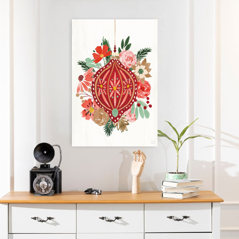 Contemporary Art Contemporary Flower Art by Dina June - Wrapped Canvas Print, 60.96 cm H x 40.64 cm W