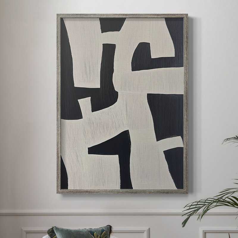 ABSTRACT Series DC Framed Print - Solid Wood, 11" H x 9" W