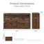 Table de chevet et commode 3 pièces Hildebran Trinidad-124528072