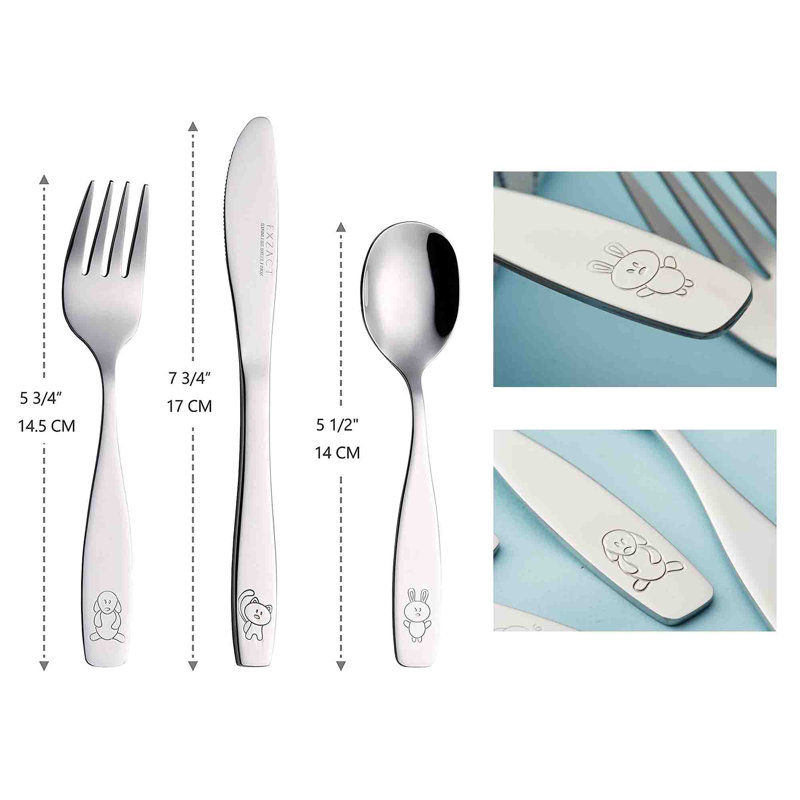 12 Piece Stainless Steel Cutlery Set, Service for 4