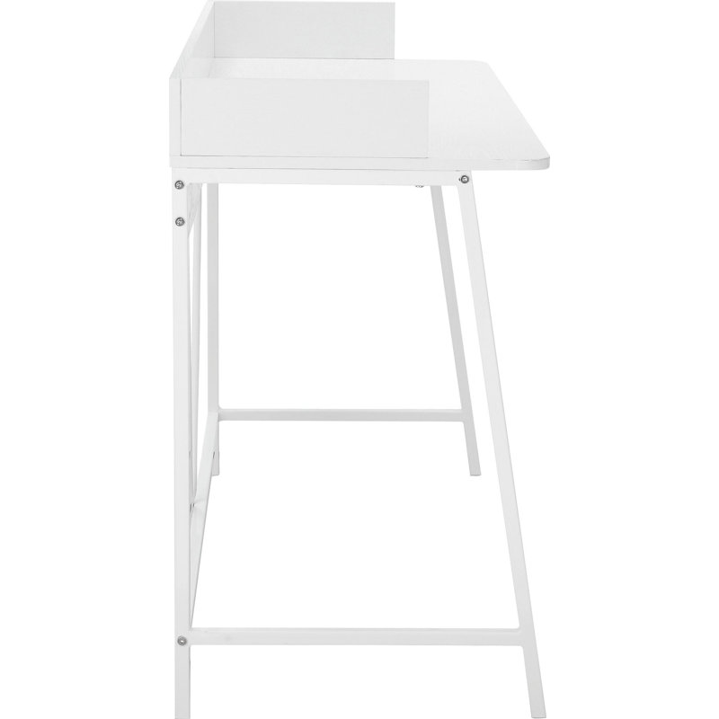 Ahaan Metal Base Writing Desk, White