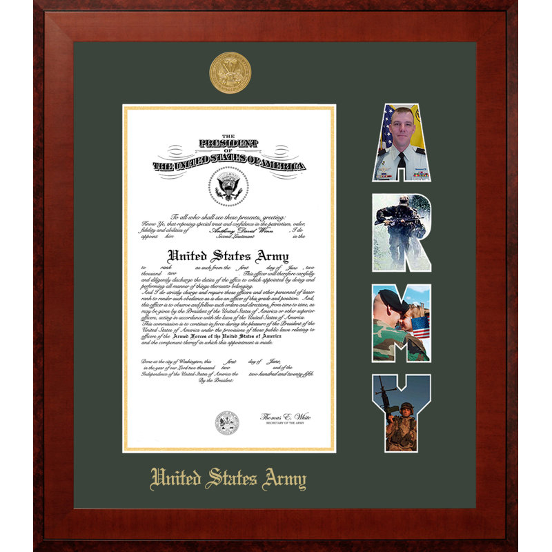 Army Certificate Honors Picture Frame, 11" x 14"