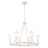 Dimmable Wagon Wheel Chandelier Farmhouse Round Vintage Candle Style Light for Living Room, Foyer, Entryway-114212643-123752294