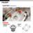 Houzer Hospitality Topmount Stainless Steel 15" Single Bowl Bar Prep Sink, 2-Hole