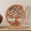 Sculpture Triana en bois faite à la main avec arbre de vie (taille moyenne)-999033610