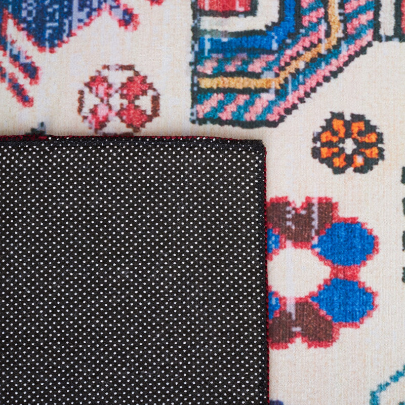 Tucson Performance Machine Washable Oriental Rug, Square 6'