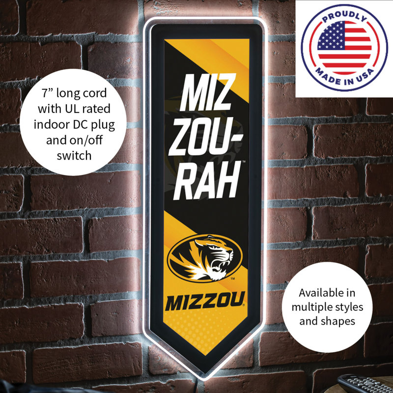 Enseigne murale NCAA Team Pennant, Université du Missouri