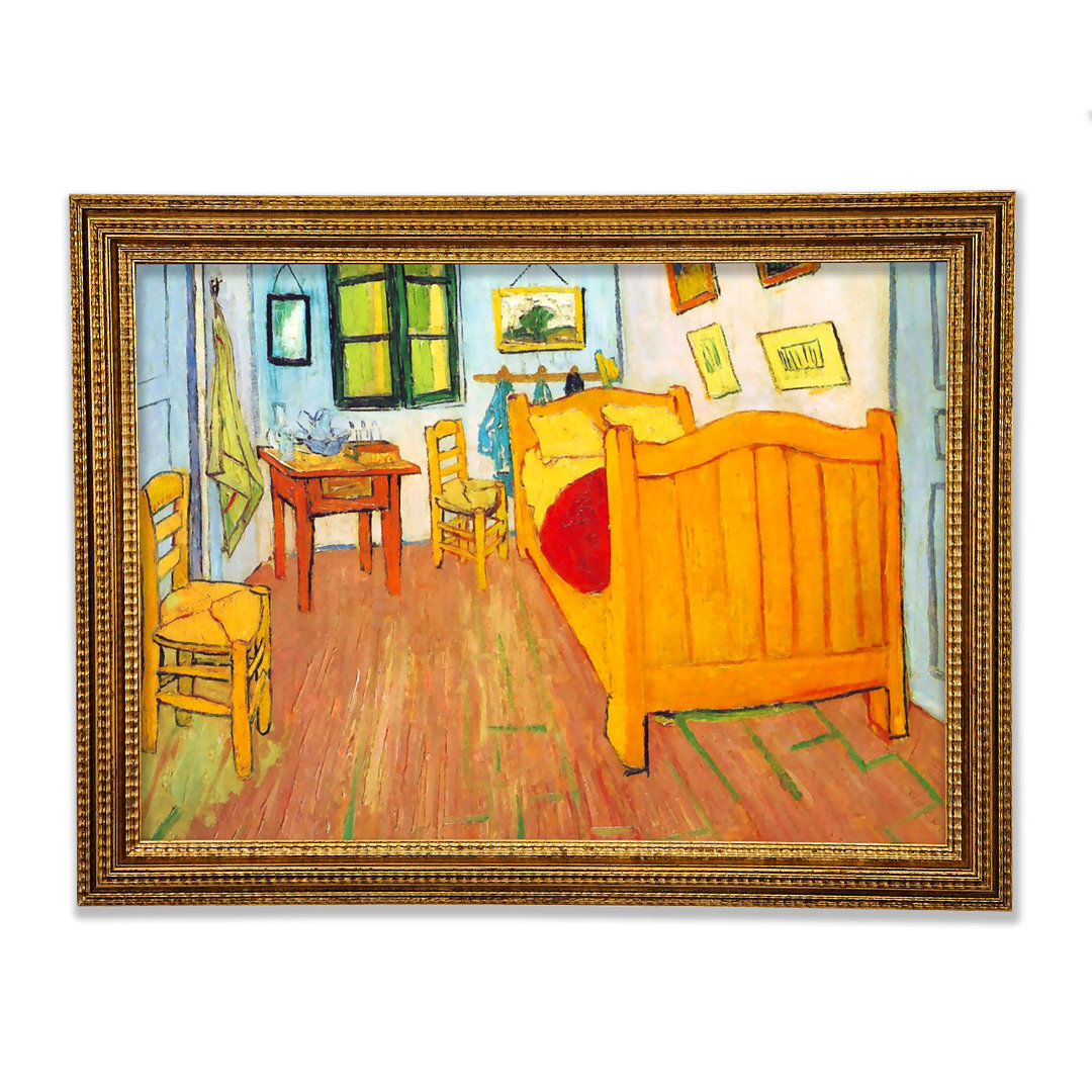 Das Schlafzimmer in Arles. Saint-Remy von Van Gogh - Einzelner Bilderrahmen Kunstdrucke