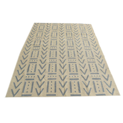 Tapis rectangulaire ivoire