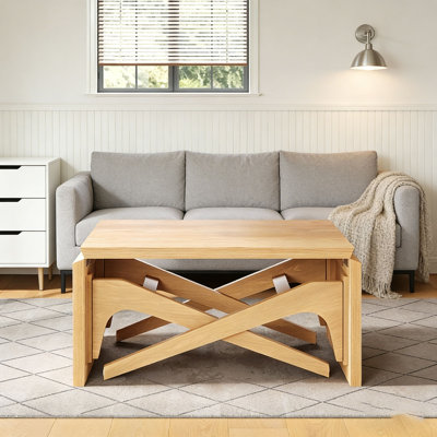 Table basse extensible 2 en 1