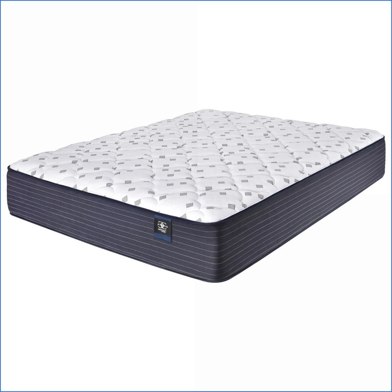 Matelas, matelas simple 11 po Restonic ComfortCare Hybrid Direct | Mousse | Blanc neige + bleu ciel