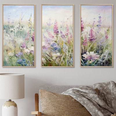 Ensemble de décoration murale Minimal Herbs Country Charm I - Fleurs
