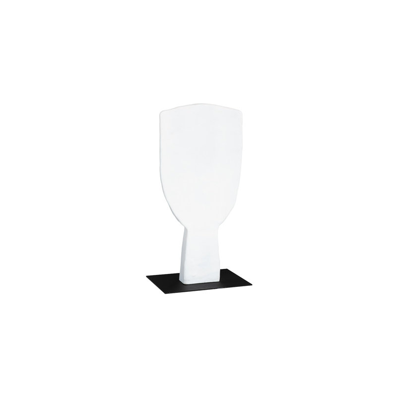 Cycladic Head Sculpture, Classic, White, 30" H x 15" W x 12" D