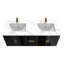 Ensemble de meuble-lavabo double 60 po Wyneken-335893276
