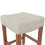 Tabouret de bar rembourré à hauteur de comptoir
