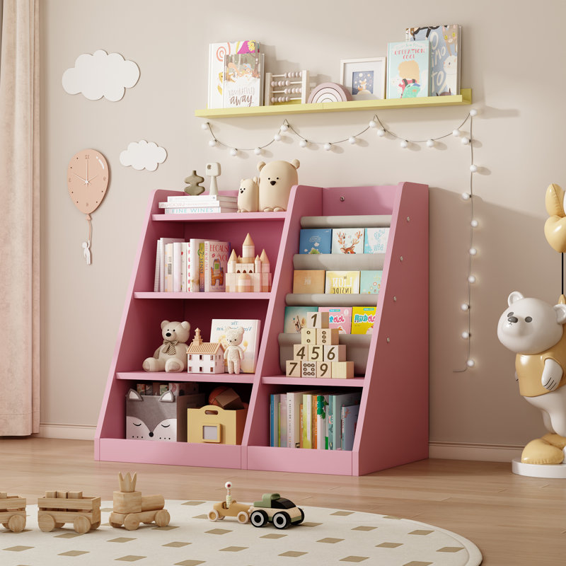 Armoire de rangement en bois pour jouets, null