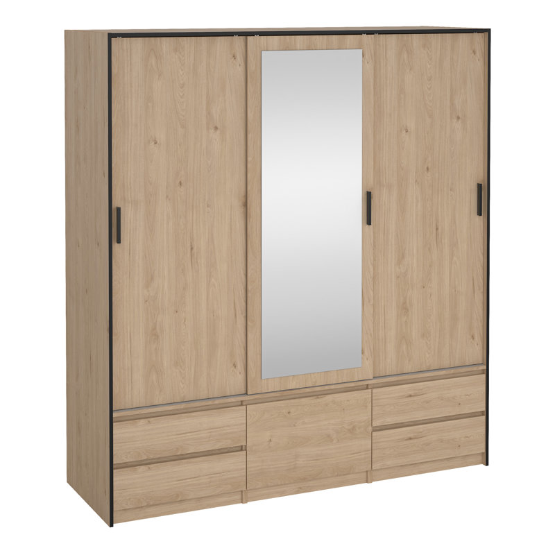Angyl Manufactured Wood Wardrobe