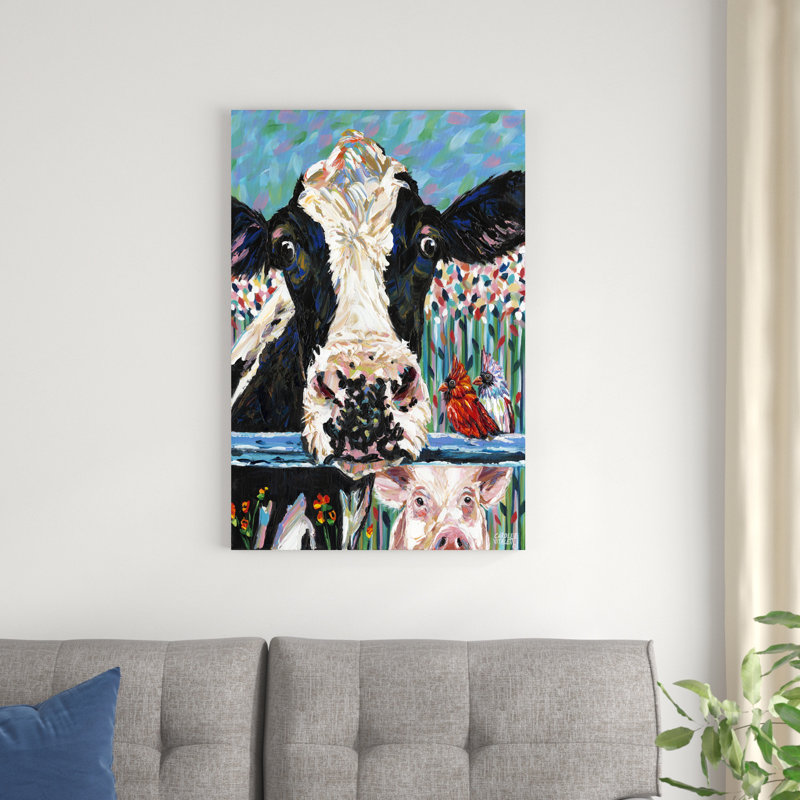 Farm Buddies II, H 36 po x l 24 po x P 1,25 po