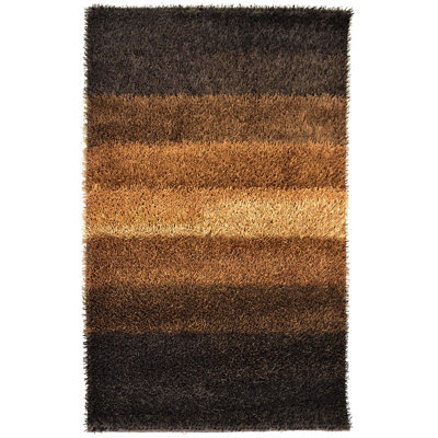 Marmala Rectangle Striped Hand Woven Shag