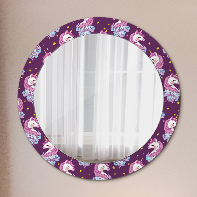 Huldar Glass Flat Wall Mirror