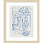 «Cleve Mediterranean View» par Dan Hobday, impression sur bois encadrée-100159758-100159756