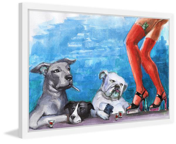 Eyre Tarney - Single Picture Frame Painting, 41cm H x 61cm W x 3.8cm D
