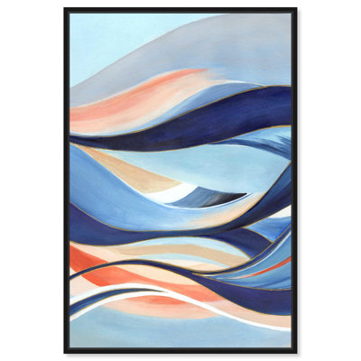 «Glowing Blue I» par Art Remedy