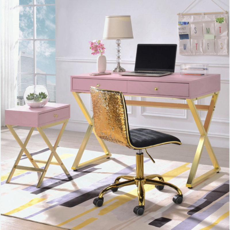 Rectangular Side Table With One Drawer