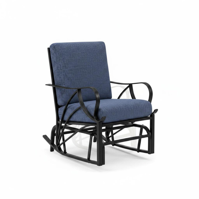 Outdoor Lounge Chair, Blue, Blue