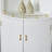Modern American style corner accent cabinet