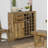 Lafond 8 Piece Solid Wood Dining Set-8938913