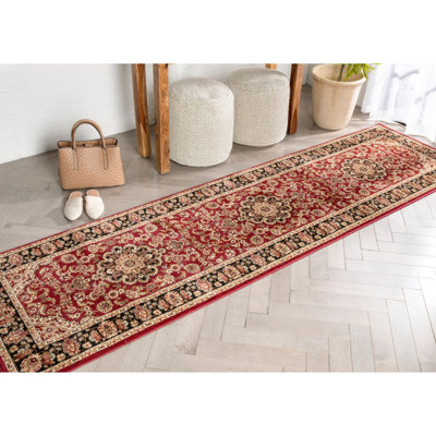 Tapis rouge Cobbins Medallion Kashan