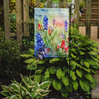Drapeau de jardin double en polyester H 15,5 po x l 11,25 po