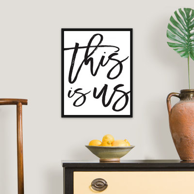 Family Quotes - This Is Us - reproduction sur toile